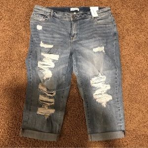 Lane Bryant Signature Fit Boyfriend Capri 18 Flex Magic Waistband